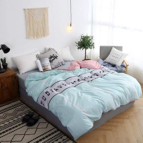 PENVEAT 2019 Neue Pastorale Blumendruck Bettwäsche Set 1 stück Hautnah Baumwolle Bettbezug 150 * 200 cm / 180 * 220 cm / 200 * 230 cm / 220 * 240 cm Bettbezug, 21,2 Stücke Kissenbezug