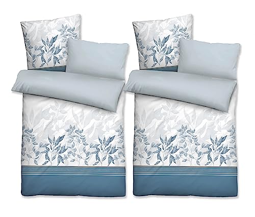 biberna Baumwoll-Satin Bettwäsche 0615170 FLORAL