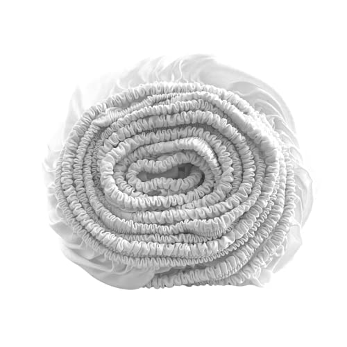 COZY HEAVEN | Luxus Lyocell Spannbettlaken (Tencel™) | Gewonnen aus Eukalyptus u.a. | Ultra Weich | Bis 30cm Höhe | Mit Seitenkennzeichnung | Atmungsaktiv | Ganzjährig geeignet (Shiny White, 180x200)