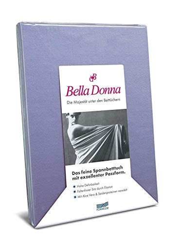 Bella-Donna Bella-Donna Jersey Spannbettlaken, azurblau, 180 cm x 200 cm