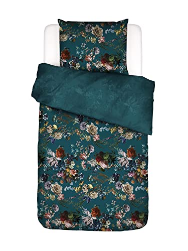 Essenza Bettwäsche Isabelle Balsam, 135x200 + 1x 80x80 cm, 50% Baumwolle, 50% Lyocell, Blumen