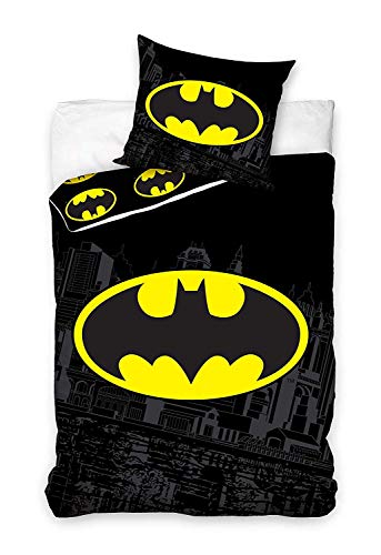 Carbotex Batman Bettwäsche 140x200cm + 63x63 cm Kinderbettwäsche Set BAT8004-2 Carbotex Batman Bettwäsche 140x200cm + 63x63 cm Kinderbettwäsche Set BAT8004-2
