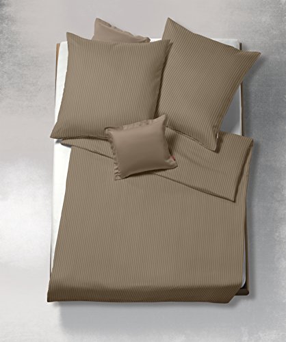 fleuresse Bettwäsche-Set, Baumwolle, Taupe, 200 x 135 x 0,5 cm, 2-Einheiten