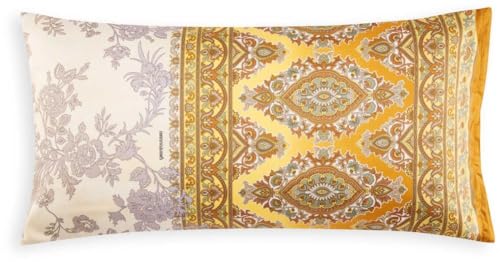 Bassetti AGRIGENTO Kissenhülle zu Bettwäsche aus 100% Baumwollsatin in der Farbe Gold Y1, Maße: 40x80 cm - 9330017