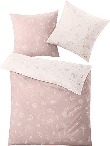 Kleine Wolke Leone Bettwäsche, Bettbezug, Cotton, Rose, 135 x 200 cm