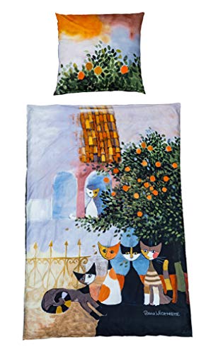Rosina Wachtmeister, Bettwäsche Vita Familiare, Feinbiber, 155 x 220 cm + 80 x 80 cm