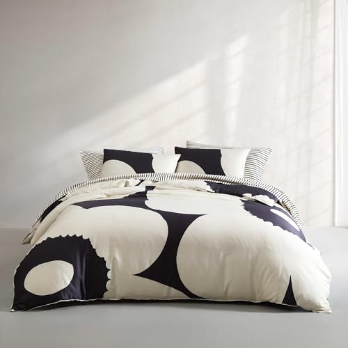 MARIMEKKO Bettwäsche-Set für Kingsize-Betten, superweiche Bettwäsche mit passenden Kissenbezügen, florales Bettwäsche-Essentials, Öko-Tex Zertifiziert (Iso Unikko Charcoal, King) MARIMEKKO Bettwäsche-Set für Kingsize-Betten, superweiche Bettwäsche mit passenden Kissenbezügen, florales Bettwäsche-Essentials, Öko-Tex Zertifiziert (Iso Unikko Charcoal, King)