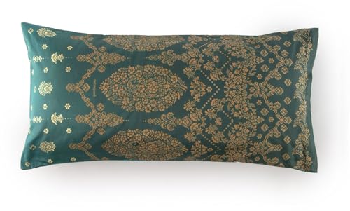 Bassetti Satin-Bettwäsche-Garnitu r Gold Decor (Smeraldo V1, 40x80)