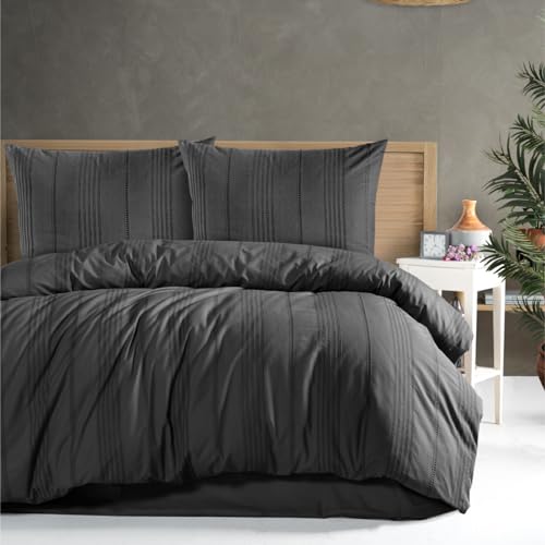 Arakis Bettwäsche ,100% Baumwolle Bettbezug aus Atmungsaktive,Weiche und Angenehme Schlafkomfort-ÖkoTex Zertifiziert ,Bettwäsche-Set mit Kissenbezug Bettbezug mit Reißverschlus (Arakis 4, 135X200 cm)