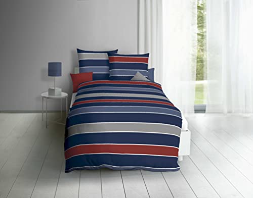 Kaeppel Digitaldruck Bettwäsche Rocky 2 Maritim Marine 80x80 + 155x220 cm Exclusiv!