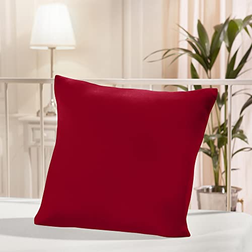 Formesse Bella Donna Kissenbezug Carminrot 40x40