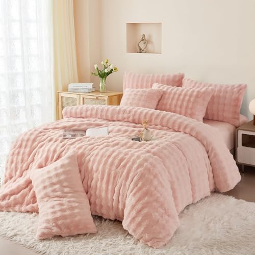 Boqingzhu Plüsch Bettwäsche 135x200cm Rosa Pink Uni Einfarbig Kuschelig Flauschig Warm Winter Flanell Fleece Wende Bettwäsche Set Kaninchen Kunstfell Bettbezug und Kissenbezug 80x80cm Boqingzhu Plüsch Bettwäsche 135x200cm Rosa Pink Uni Einfarbig Kuschelig Flauschig Warm Winter Flanell Fleece Wende Bettwäsche Set Kaninchen Kunstfell Bettbezug und Kissenbezug 80x80cm