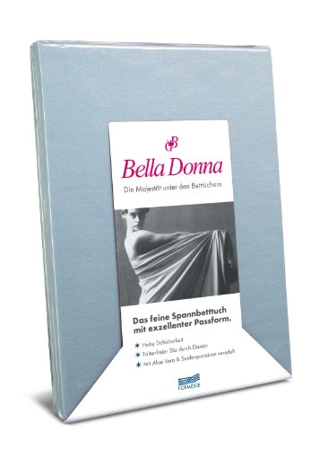 Spannbettlaken Bella Donna Jersey für Matratzen & Wasserbett 140-160 x 200-220 cm in Arktis