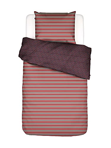 ESSENZA Mako-Satin Bettwäsche Meg Dusty Rose 1 Bettbezug 155 x 220 cm + 1 Kissenbezug 80 x 80 cm