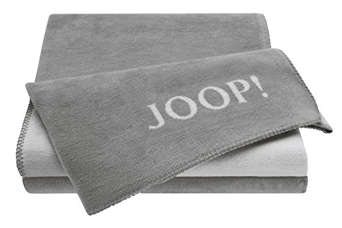 Joop! Plaid Uni-Doubleface | Graphit-Rauch - 150 x 200 cm