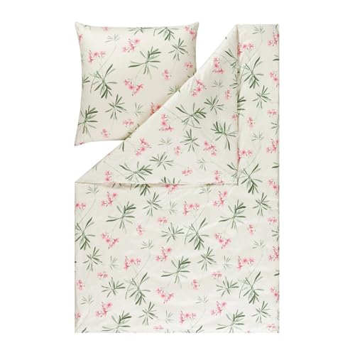 ESTELLA Mako Interlock Jersey Bettwäsche Lina beige 1 Bettbezug 135 x 200 cm + 1 Kissenbezug 80 x 80 cm