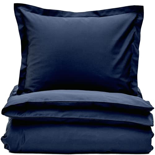 GANT Home Sateen Single Duvet Satin-Bettdeckenbezug 155x220 Sateen Blue