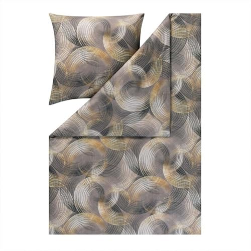 ESTELLA Mako Interlock Jersey Bettwäsche Toni anthrazit