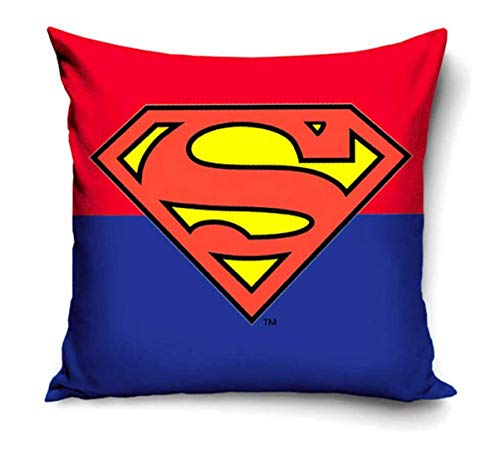 PawPatrol Nickelodoen Kinder Baby Kissenbezug beidseitig Bedruckt ohne Füllung – wählbar: Spiderman Batman Star Wars Avengers Transformers Superman - 40x40cm (Superman)