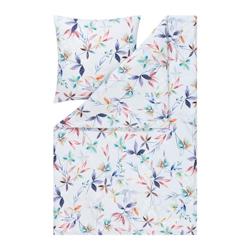 Estella Mako Interlock Jersey Bettwäsche Delphine Multicolor 1 Bettbezug 135 x 200 cm + 1 Kissenbezug 80 x 80 cm
