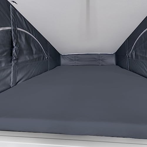 Black Forest Fox Spannbettlaken Ford Nugget V362 Aufstelldach – Passgenaues Laken für Pop-Up-Roof Matratze aus ägyptischer Baumwolle (Spannbettlaken Modell V362 Pop Up)