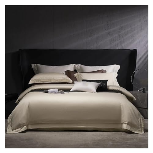 1600tc ägyptische Baumwolle Satin Jacquard Luxus Königin Kingsize ui