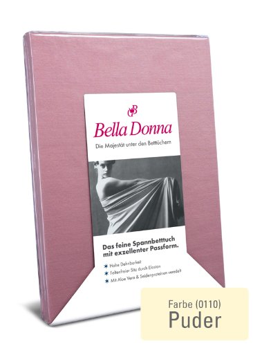 Bella Donna Spannbetttuch Puder 90/190-100/220cm