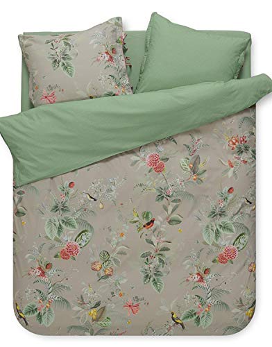 Pip Studio Bettwäsche Floris | Khaki - 155 x 220