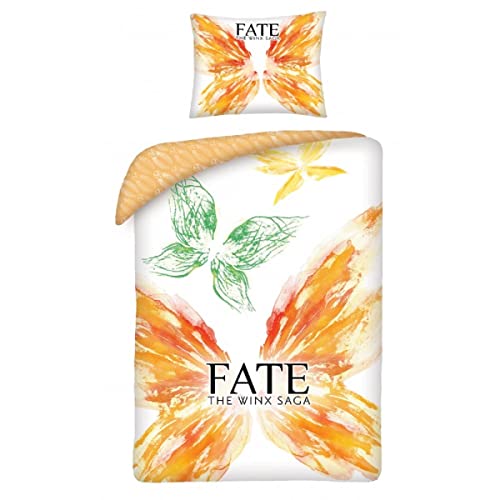 Halantex FATE THE WINX SAGA - Bettwäsche-Set - 2 Stück Bettbezug 140 x 200 cm + Kissenbezug 70 x 90 cm - mehrfarbig - 100 % Baumwolle Halantex FATE THE WINX SAGA - Bettwäsche-Set - 2 Stück Bettbezug 140 x 200 cm + Kissenbezug 70 x 90 cm - mehrfarbig - 100 % Baumwolle