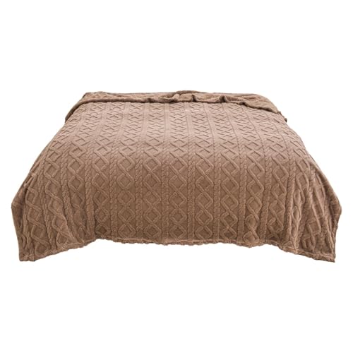Stoffdecke 70 x 100 cm, einlagige, einfarbige Turmdecke, weich und bequem, vielseitig einsetzbar, Babydecke/Bettwäsche/fü r unterwegs, Warmer und Winter Wolldecken (B, A)