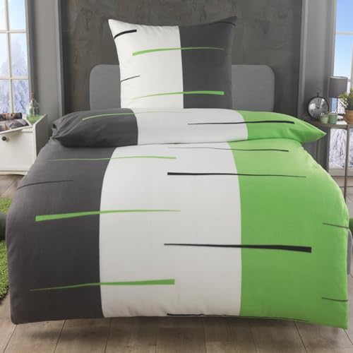 DreamHome 2 TLG Microfaser warme Winter Thermo Fleece Bettwäsche 135x200 Kissenbezug 80x80, Design - Motiv:Design 5