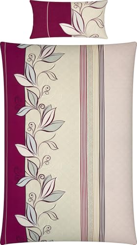 REDBEST Bettwäsche Flanell rot Größe 1x 135x200 cm + 1x 40x80 cm REDBEST Bettwäsche Flanell rot Größe 1x 135x200 cm + 1x 40x80 cm