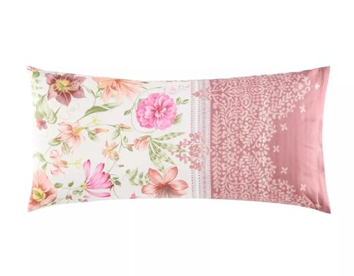 Bassetti Casablanca Kissenhülle zu Bettwäsche aus 100% Baumwollsatin in der Farbe ROSA P1, Maße: 40x80 cm - 9332171