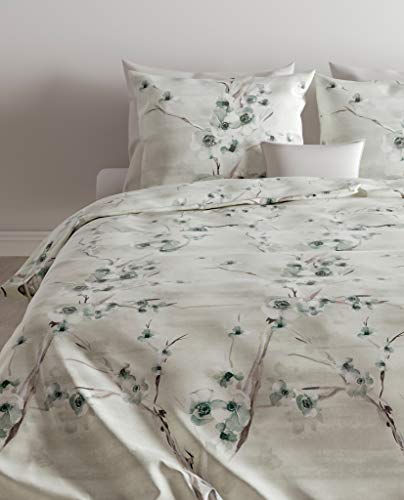Zo.Home Cayo Duvet Cover, 100% Cotton, Green, 260 x 220 cm, 1.0 Pieces