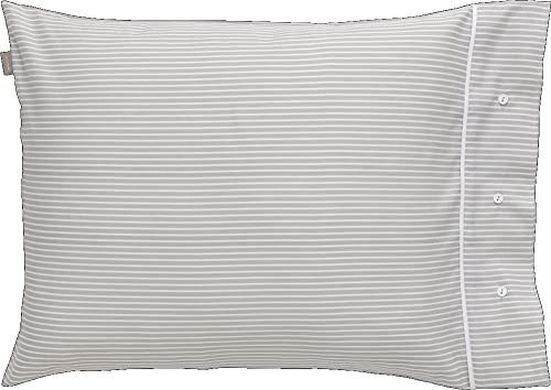 Yarn Dyed Stripe Pillowcase Grey 80X80