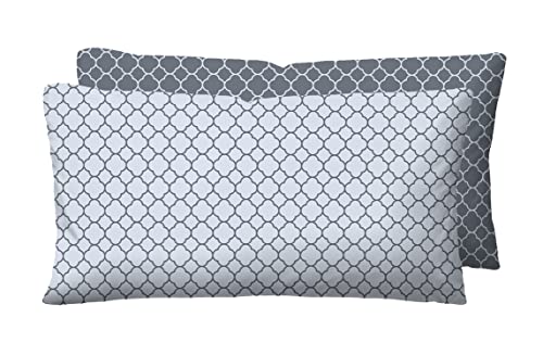 biberna 0636045 Mix & Match Kopfkissenbezug Mako-Baumwoll-Satin 1x 40x80 cm, blau