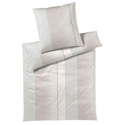 Joop! Bettwäsche Leo Cream 1 Bettbezug 140 x 200 cm + 1 Kissenbezug 70 x 90 cm