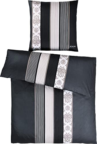 Joop! Bettwäsche Ornament Stripe 4022 schwarz - 9 80x80 cm - 135x200 cm