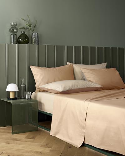  Bettwäsche Set für Doppelbett, Pop Color Double, Bettwäsche, 100% Baumwolle, Seil, 240 x 280 cm