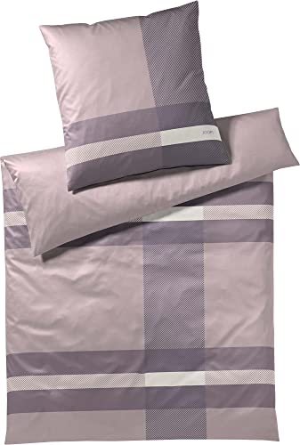 Joop! Wendebettwäsche Modem Mako-Satin rauchviolett Größe 135x200 cm (80x80 cm)
