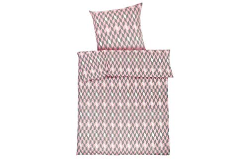 Meradiso Baumwoll Satin Bettwäsche Set Bettbezug 155x220 Kissenbezug 80x80