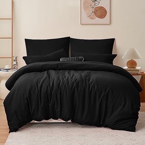 RUIKASI Bettwäsche 200x220 3teilig   Polyester Mikrofaser Bettwäsche Sets OEKO TEX, Bettbezüge 200 x 220cm + 2 Kissenbezüge 80x80cm mit Reißverschluss, Weich und Bügelfrei