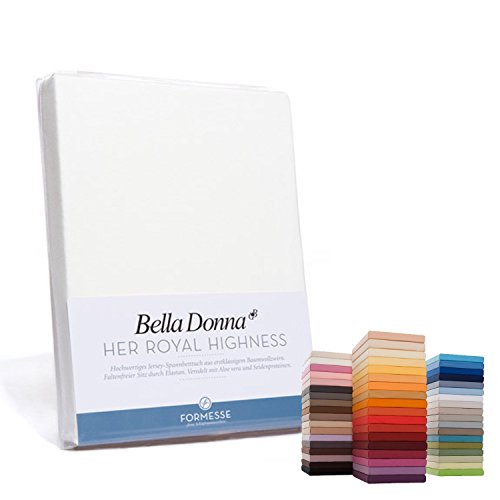 Formesse Spannbettlaken Bella Donna Elastic-Jersey-Stretch anthrazit Größe 90x190 cm - 100x220 cm