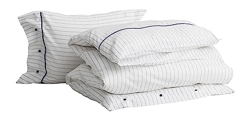 GANT Bettwäsche (Decken- und Kissen separat erhältlich) Pinstripe, Größe:Kissenbezug 80 x 80 cm