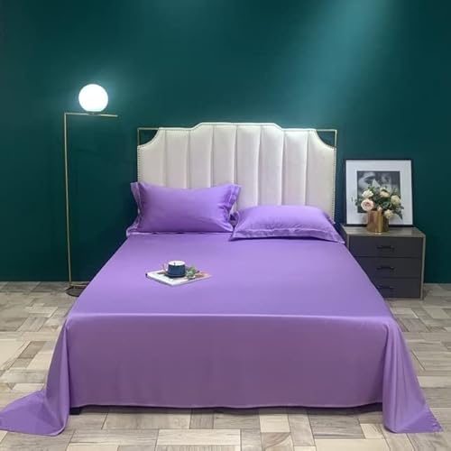 Bettlaken aus natürlicher Seide, einfarbig, schlichtes Design, erhältlich in Twin, Full, Queen, King Size, luxuriös, weiche Bettwäsche für ultimativen Komfort