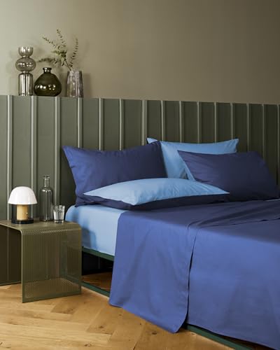 Bassetti Bettwäsche-Set für französisches Bett, Pop Color Double, Bettwäsche, 100% Baumwolle, Übersee, 180 x 280 cm Bassetti Bettwäsche-Set für französisches Bett, Pop Color Double, Bettwäsche, 100% Baumwolle, Übersee, 180 x 280 cm