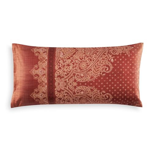 Bassetti Tivoli Kissenhülle zu Bettwäsche, aus 100% Baumwollsatin, in der Farbe Rot R1, Limited Edition Maße: 40x80 cm - 9326678
