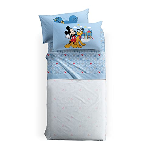 Caleffi 75979 Bettwäsche Set für Einzelbett, Mehrfarbig