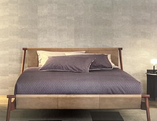Zucchi Bettwäsche-Set für Doppelbett Prisma für Doppelbett aus Perkal, 70 Fäden, reine Baumwolle, Beutel 250 x 200 cm + Spannbettlaken 175 x 200 cm + 2 Kissenbezüge Farbe B1 Blue Moon