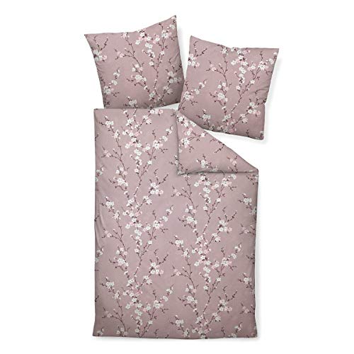 Janine Design Seersucker Bettwäsche Tango 20076-05 rosenlila 1 Bettbezug 155 x 200 cm + 1 Kissenbezug 80 x 80 cm